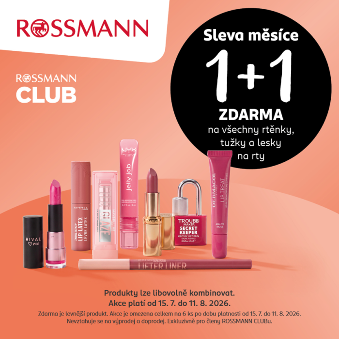 ROSSMANN CLUB: SLEVA měsíce